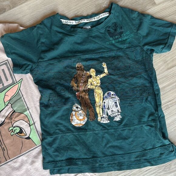 Star Wars Tops, Set of 2, Yoda, hooded Size small 5/6 - Picture 4 of 5